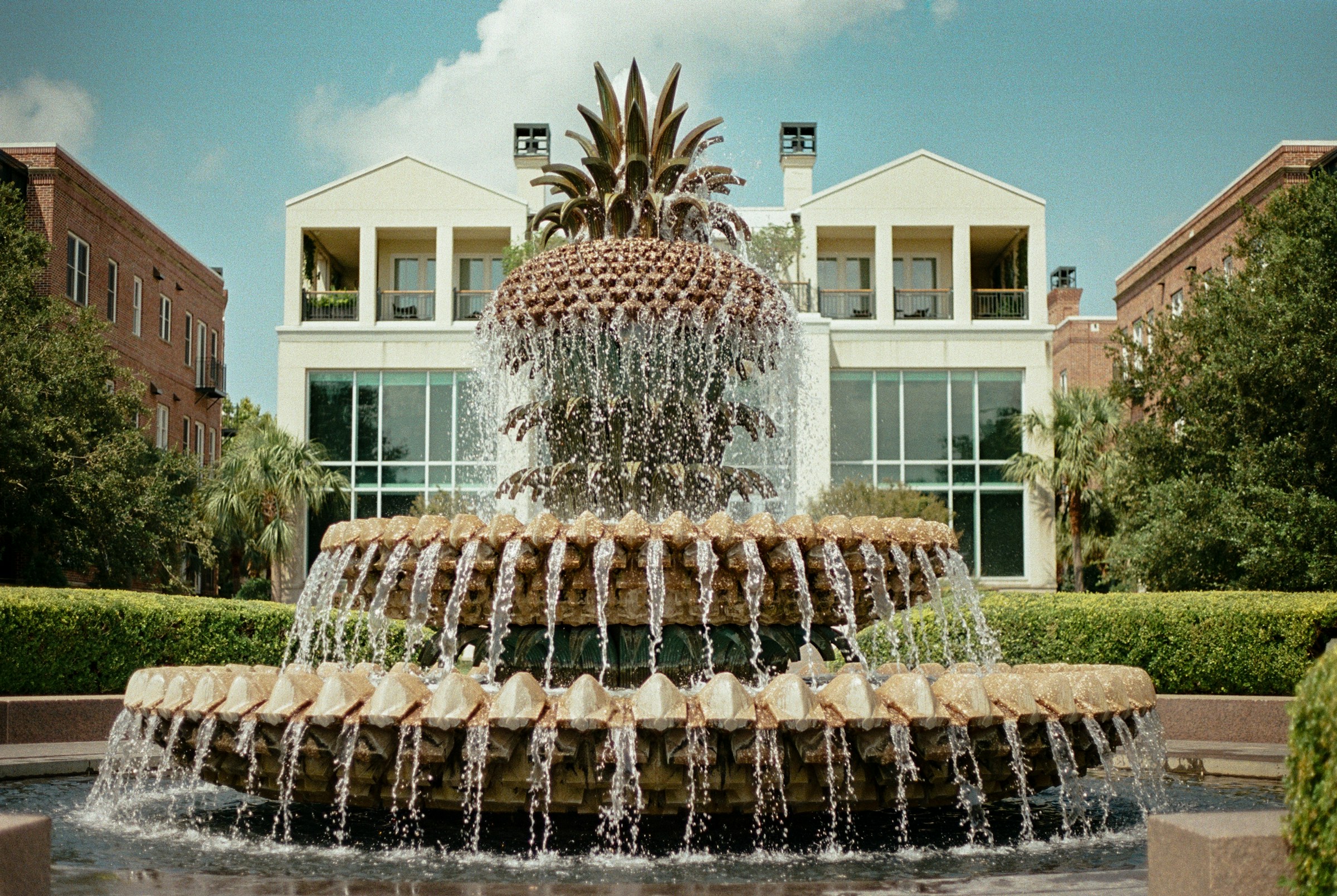 Charleston, South Carolina waterfront Pineapple Fountain